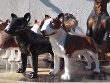 Bullterrier deko figur - bullterrier,