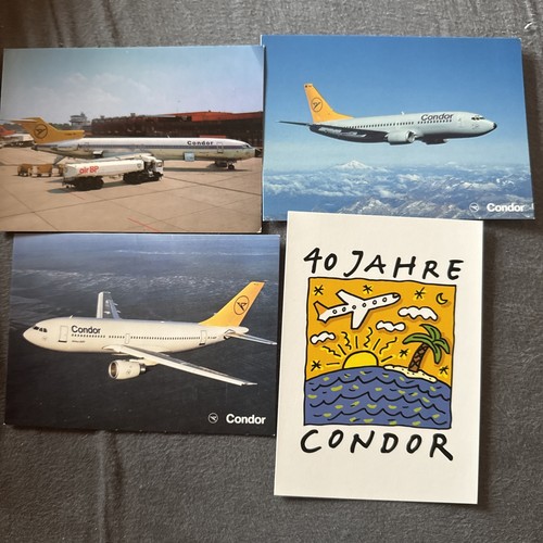 Condor flugzeugpostkarten - condor,