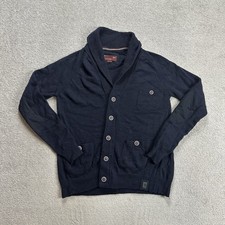 MARLBORO CLASSICS Herren Strickjacke Pullover Gr M Sweater Cardigan 13408 Blau