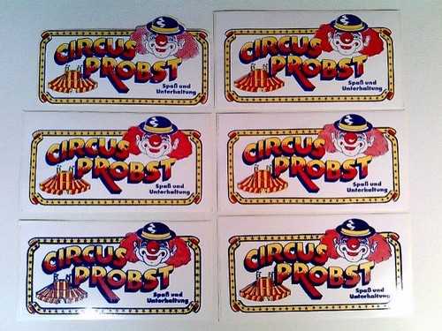Zirkus aufkleber circus - zirkus,, 6