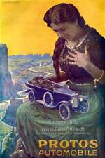 Protos Automobile Berlin Nutzfahrzeuge Rennwagen Plakat Braunbeck Motor A3 013