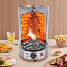 2500W Dönergrill Elektro Gas LPG Spießgrill Kebap Gyros Drehgrill Hähnchengrill