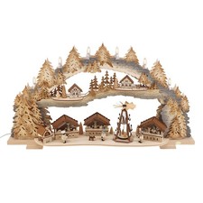 Tietze Schwibbogen Weihnachtsmarkt LED