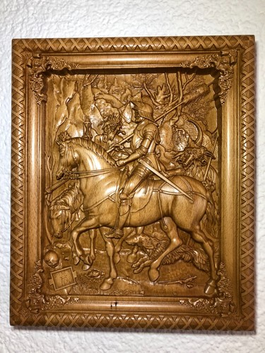 Holzrelief nach albrecht - holzrelief,