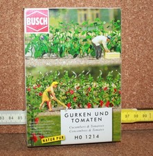 Busch 1214 Gurken und Tomaten für den H0 Garten 1:87 Neu in OVP Ansehen !!!