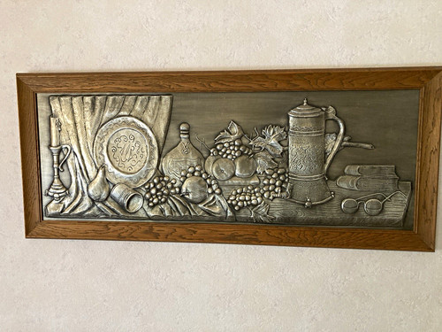 Gerahmtes relief wandbild - 3d-relief,