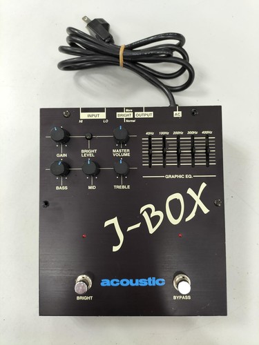 Acoustic box bass preamp eu - j-box, preamp,