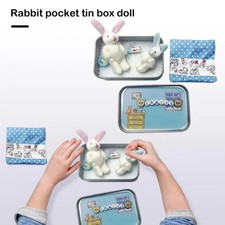 Mini Plüsch-Hasen Set Kinder