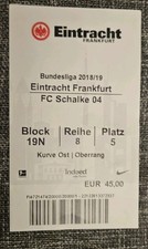Fussball Eintrittskarte 2018 /