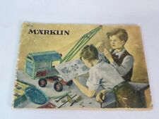 alter MÄRKLIN Katalog Metallbaukasten Anleitung Buch 14920 Skizze Stücklisten