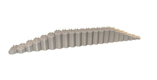 Set brückenpfeiler spur - brückenpfeiler, h0