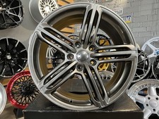 4 x 20 Inch 5x130 SQ7 Tri-Spoke Stil Gunmetal Räder : Passend Für Audi Q7