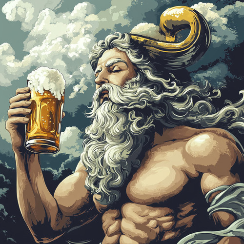 Wandtattoo aufkleber gott - wandtattoo, zeus