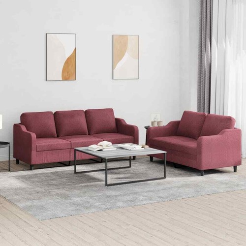 Tlg sofagarnitur mit kissen - 2-tlg.,