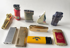 2) 10 alte Gasfeuerzeuge