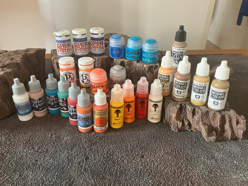27x acryl farben - 27x, für
