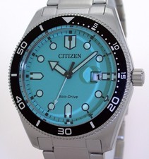 Citizen Sports ECO-DRIVE Solaruhr 43 mm Herrenuhr Türkis 10 ATM WR AW1760-81W