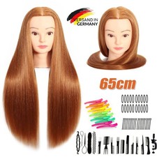 26" 90% Echthaar Übungskopf