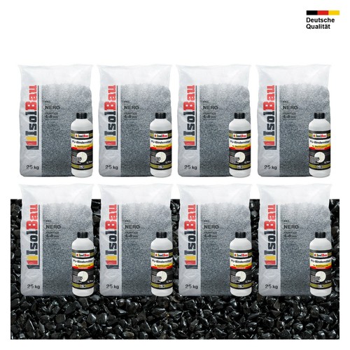 Steinteppich set nero 8mm - steinteppich, 4-8mm