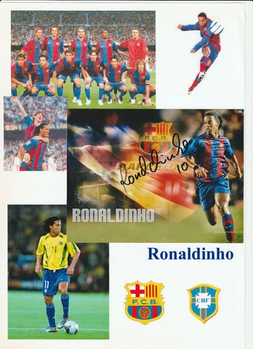 Ronaldinho original autogramm - ronaldinho,