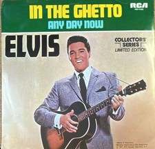 Elvis Presley: In The Ghetto, 7" Reissue Single von 1977