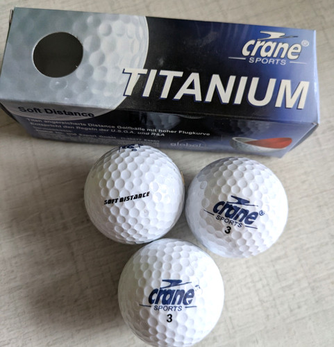 Crane titanium golfball - 3,