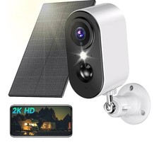 2K HD Solar Security Camera