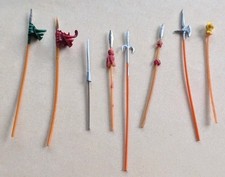 8 Hausser Elastolin  Waffen für 4cm Figuren