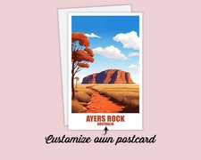 Ayers rock postkarte poster - &,