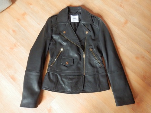Mango lederjacke biker jacke - biker,
