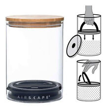 Vakuumbehälter Airscape Edelstahl Kaffeebehälter Glas Kaffeebohnen Dose Vakuum