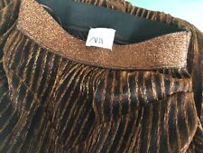 ZARA Maxi Rock mit Lurexgarn- Edel - Gr. S - NEU!