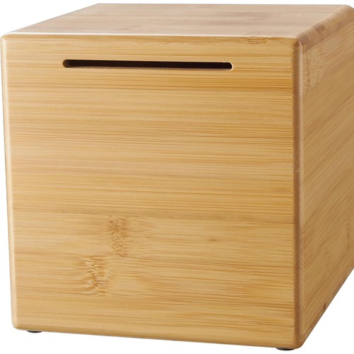 Holzspardose bambus 15cm - holzspardose, groß