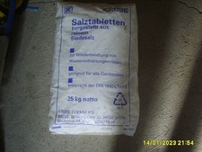 Saztabletten für Wasseraufbereitung