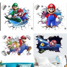 New super mario wandtattoos - 3d,