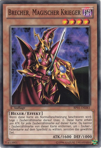 Brecher magischer - yu-gi-oh,,