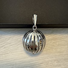 Schmuck Pierre Lang  Anhänger "Kugel" silber Luxus Edel wie Neu 