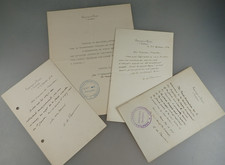 4 Autographen Frankreichs