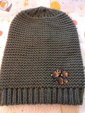 Graue TCM Strickmütze mit