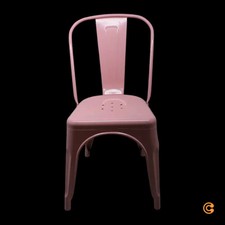 hjh OFFICE Stuhl Bistrostuhl Sitzgelegenheit rosa stapelbar Gastronomie424