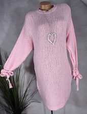 Italien Grobstrick Kleid Long