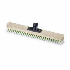 Nölle Schrubber Holz Power-Stick-Halter 40cm harte Synthetikborsten breit/schmal
