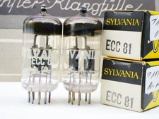 Matched Pair ECC81 = 12AT7 =