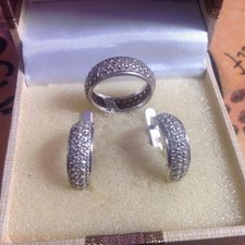 Ohrringe Ring Silber 925