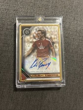 Topps Karl Heinz Rummenigge Gold Framed Auto /99