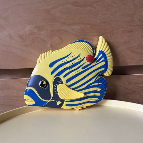Vintage duschradio fisch gelb - fisch,