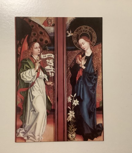 Postkarte verkündigung m - 1, verkündigung,