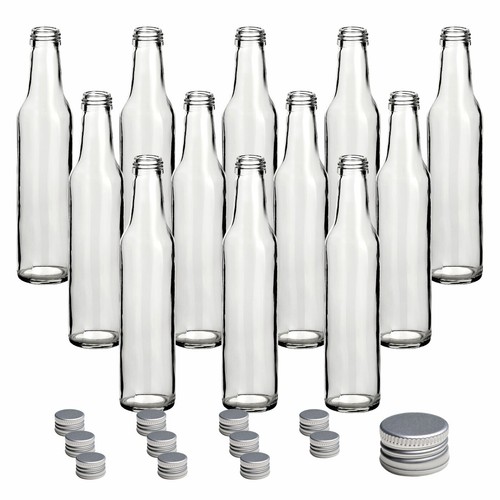 Glasflasche 250 ml - 12, x