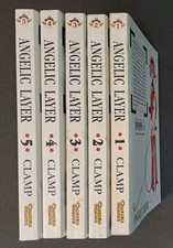 Angelic Layer Band 1-5 Komplett 1. Auflage + Farbseiten Carlsen Manga