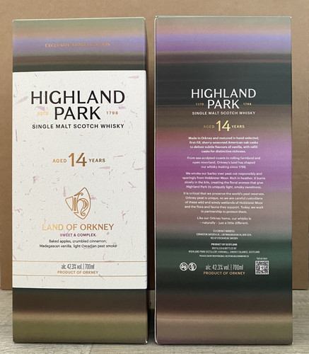 Whisky highland park 14 - 2x,